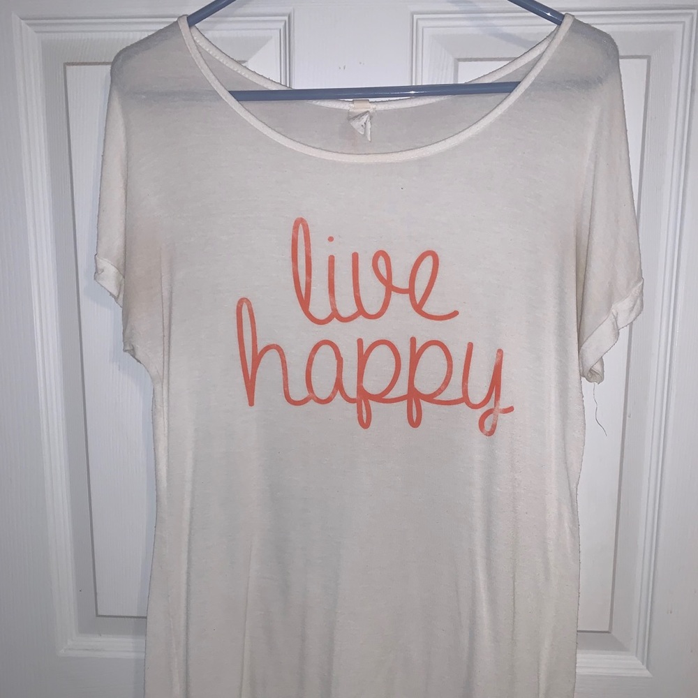 live happy t-shirt